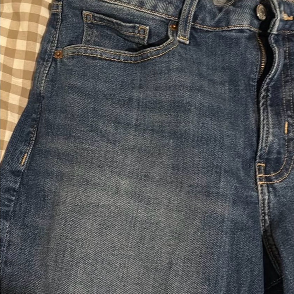 Old Navy Blue High-Rise Jeans - Picture 3 of 5